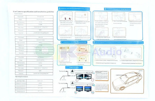 Camara De Reversa Vision Nocturna Automóvil Extreme Ex-6188