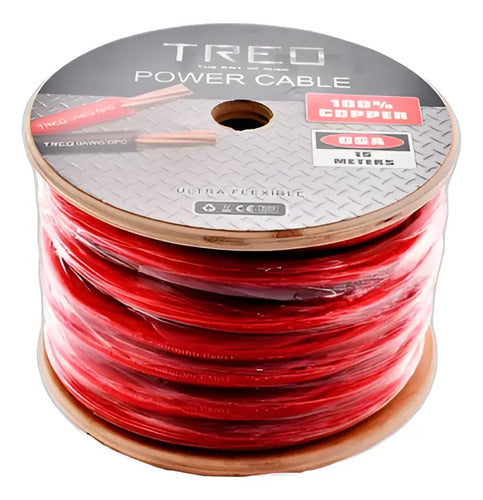 1 Metro De Cable Para Corriente Calibre 0 100% Cobre Treo