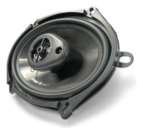 Par Bocinas 5x7 6x8 3 Vias 70 Watts Rms 4 Ohms Atomic Iron57
