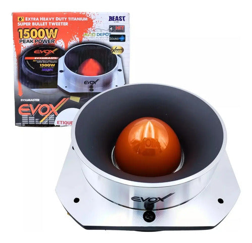 Super Tweeter Bala 6  Open Show 750w Rms Evox Evx6master