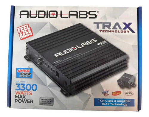 Amplificador 1 Ch Clase D 1650w Rms 4ohm Audiolabs Adl-trax1