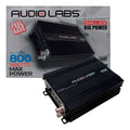 Mini Amplificador 2 Canales Audio Labs Adl-s100.2 800w Negro