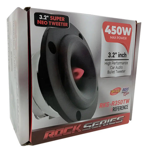 2 Tweeter Bala De 3.2'' 110w. Rms Spl. Rockseries Rks-r350tw