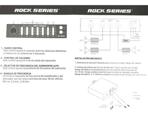 Ecualizador Baby 5 Bandas Rockseries Rks-bb5eq