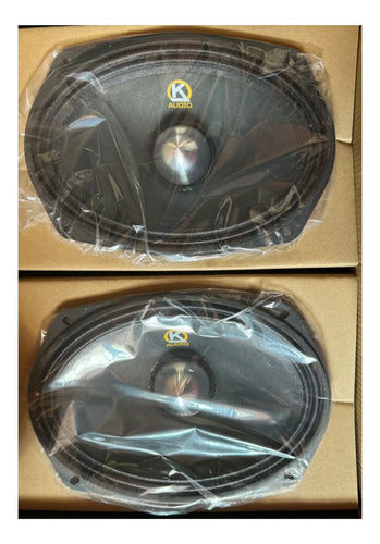 4 Medios Rangos 6x9´´ 200w Rms 4 Ohms Krack Kmd-6904