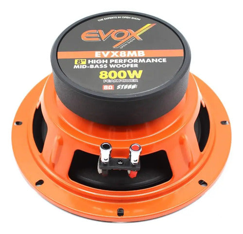 1 Medio Bajo De 8'' 400 Watts Rms 8 Ohms Evox Storm Evx8mb