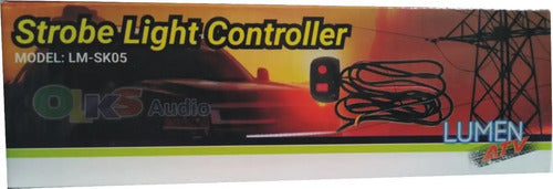Switch Doble Para Controlar Estrobo De Luces Led Lm-sk05