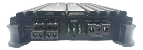 Amplificador 4 Canales 720w Rms Marca Nesa Te-4150 Para Carro Y Camioneta Negro
