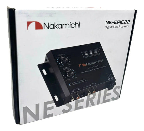 Epicentro Procesador Bajos Nakamichi Ne-epic22 Doble Perilla Color Negro
