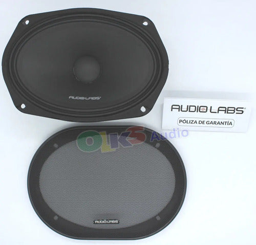 Par Medios Rangos 6x9 350w Rms Open Show Audiolabs Adl-69mr2
