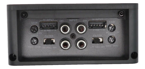 Amplificador 4 Canales X Voz Bajo 1920w Rms Monster Aam240.4