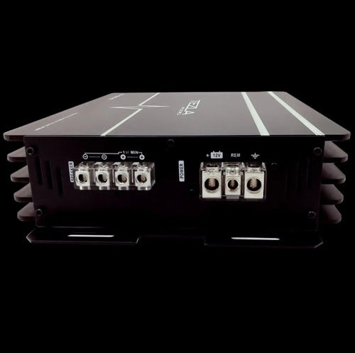 Amplificador 1 Canal Tezla Tz-1000.1d 1000w Rms Clase D Para Auto Negro