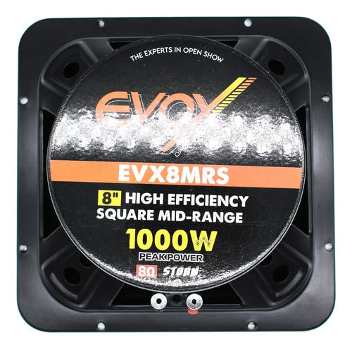 Medio Rango Cuadrado 8  500 W Rms 8 Ohms Evox Evx8mrs