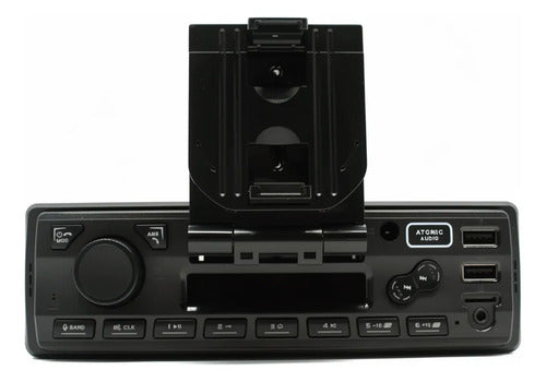 Estéreo Con Soporte Universal Par Celular Bt Atomic Lunarsh7