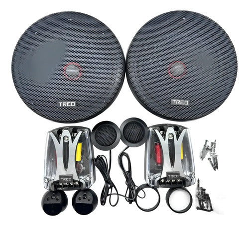 Set De Medios De 2 Vias 6.5 6-1/2 600 Watts Treo Symphony65c