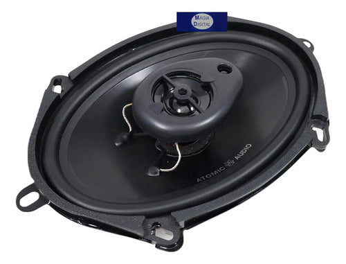 Par Bocinas 5x7 6x8 3 Vias 70 Watts Rms 4 Ohms Atomic Iron57