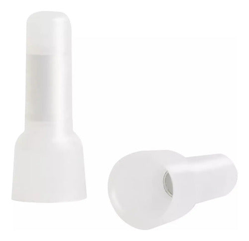 Conectores Chupón Hembra Modelo Ce1 Extreme Paquete 100 Unidades Cal. 22-16 Beige