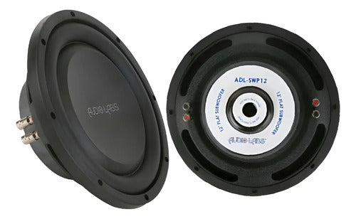 Subwoofer Plano 12'' 700w Rms 1400w Max Audiolabs Adl-swp12