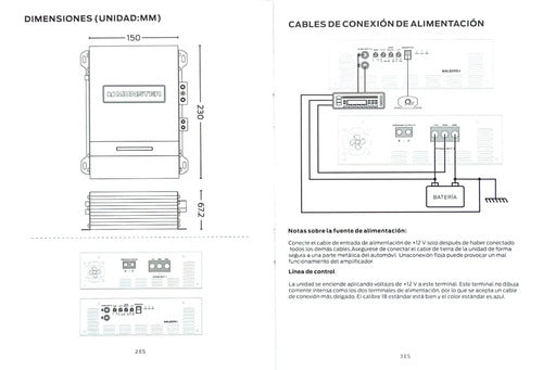 Amplificador Clase D 1 Canal 3200w Rms 1 O Monster Aal3200.1