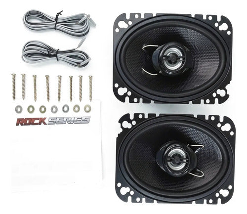 Par De Bocinas 4x6 2 Vias 50w Rms 500max Rockseries Rks-n462