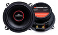 Bocinas Coaxiales De 5.25 PuLG Monster Ms52c 45w Rms 4 Ohms Negro