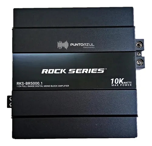 Amplificador Rock Series Rks-br5000.1 10,000w Max Clase D 1c Negro