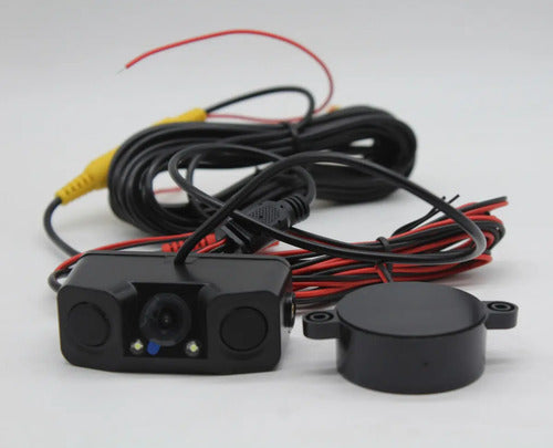Cámara Reversa  Con 2 Sensores Reversa Led Extreme Ex-2x1and