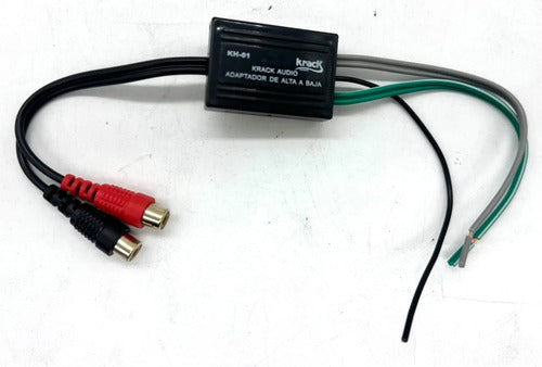 Adaptador Señal Audio Alta A Baja Rca Kack Kh-01