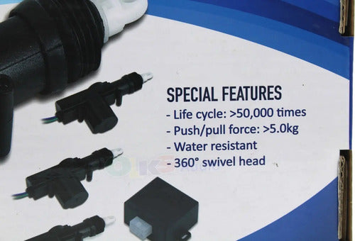 Kit 4 Actuadores Botador Seguro Electrico Extreme Ex-dlk3000