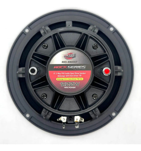 Medio Rango Y Driver 8 Open Show 1200w Rockseries Rks-r80ost