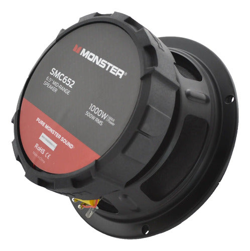 Par D Medios Rangos Coaxiales 500w Rms 8 Ohms Monster Smc652