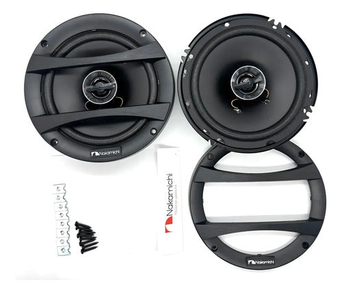 Par Bocinas 6.5 2 Vías 30w Rms Nakamichi Nse1618 Color Negro