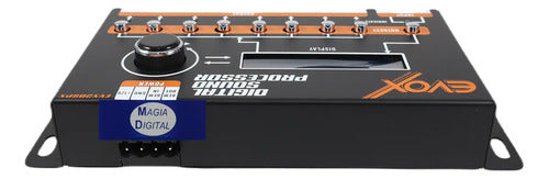 Procesador Digital 15 Bandas 8rca 6v Crossover Evox Evx2dspx