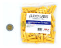 100 Conector Tubo Amarillo C.12-10 Audiolabs Adl-ttub-am1210