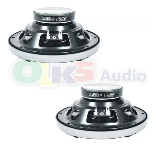 Bocinas 6.5 Rock Series Rks-p654 4vias 650 Watts Full Range Color Gris
