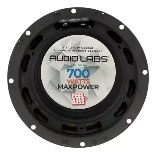 Par Bocinas 6.5 Sq Fibra Vidrio 70w Rms Audiolabs Adl-f65sq