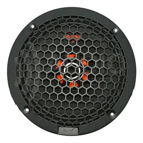 Medio Coaxial 2 Vias Evox Evx8cx 600w 8 Omhs Open Show Color Negro