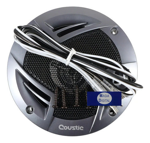 Bocinas 4puLG Coustic Co-42c 2 Vias 300 Watts Color Negro