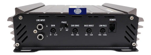 Amplificador Clase D 1canal Coustic Pro-candy1 1500 Watts Color Gris