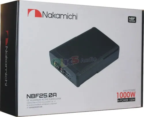 Subwoofer Amplificado 10 Pul 150w Rms Nakamichi Nbf25.0a