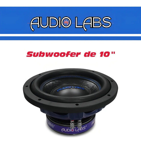 Subwoofer De 10 PLG Audio Labs Adl-sw10dvc Doble Bobina 700w Color Azul