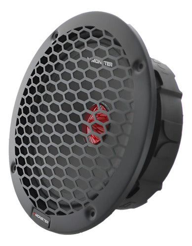 Par De Medios Rangos De 8'' 450w. Rms 8 Ohms Monster Sml807