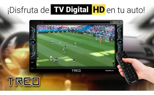 Autoestereo Pantalla 6.2 Television Mirrorlink Treo Treomltv