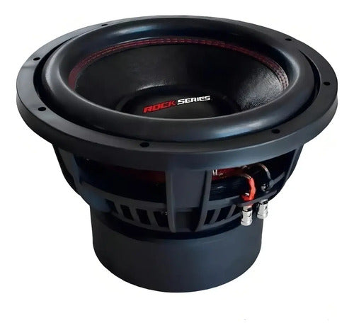 Subwoofer 12 Ultimate 4000 Watts 1 Ohm Rockseries Rks-12d1xs Color Negro