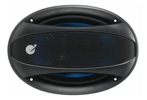 Par D Bocinas 6x9 3 Vias 150w. Rms Planet Audio Anarchy Ac69 Color Negro