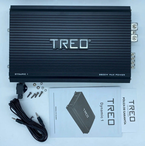 #00 Amplificador 1 Canal 1900 Watts Rms 1 Ohm Treo Dynamic1