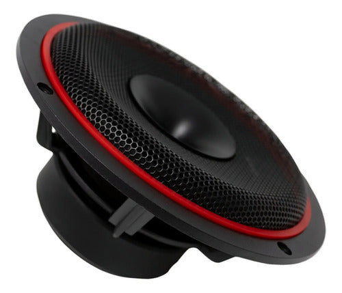 2 Medios Rango Con Driver De 8'' 1200w Rockseries Rks-r80ost