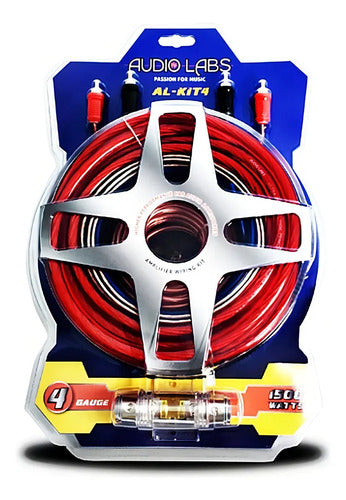 Kit De Instalacion Calibre 4 Audio Labs Adl-kit4 C/accesorio