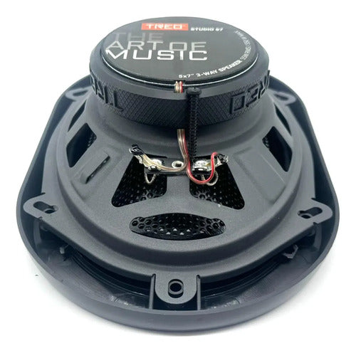 Bocinas Coaxiales 3 Vias De 5x7¨ 550 Watts Max Treo Studio57