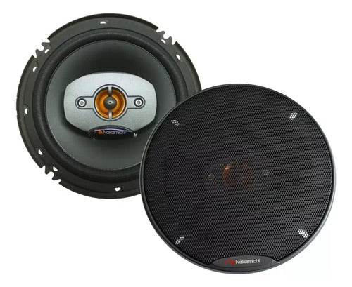 Par De Bocinas 6.5 4 Vias 400 Watts Nakamichi Nse1607 Color Negro